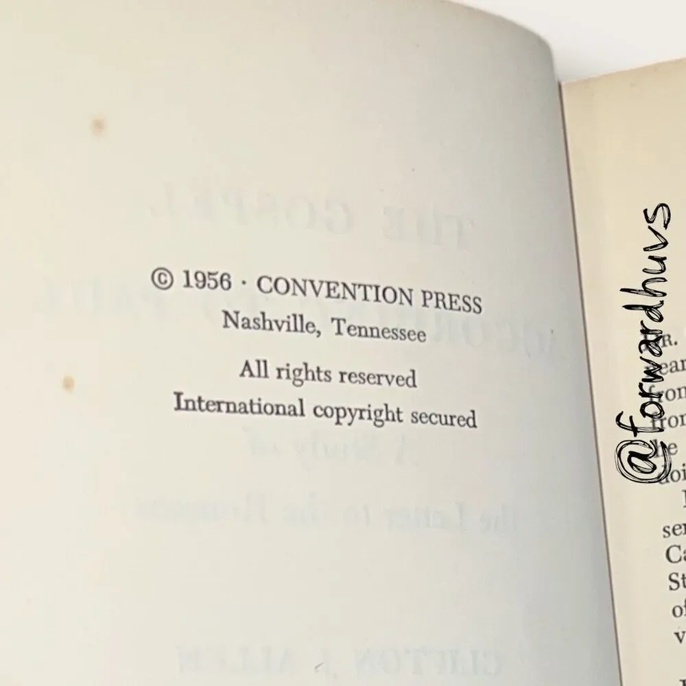 Convention Press gospel according